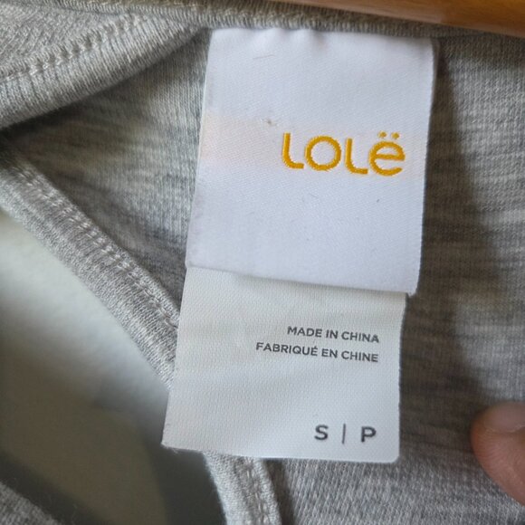 NWT LOLE GREY HEATHERED CUFFED SLEEVES T SHIRT DRESS SIZE SMALL - Picture 12 of 16